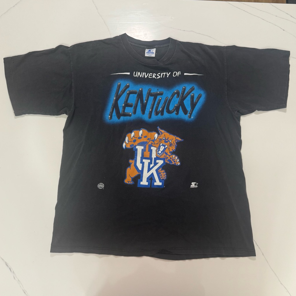 Vintage University Of Kentucky Starter Tee Made In Usa